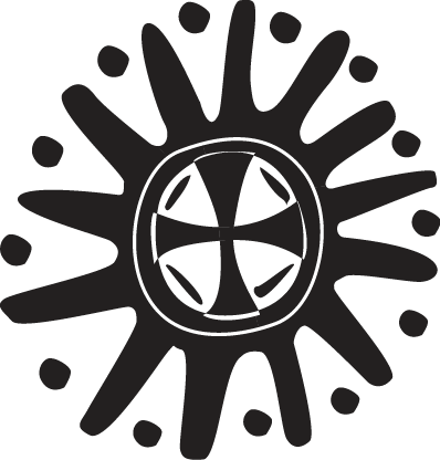 Naklejka na ścianę kalejdoskop słońce - TenStickers