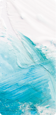 Aqua Wave Blend iPhone sticker - TenStickers