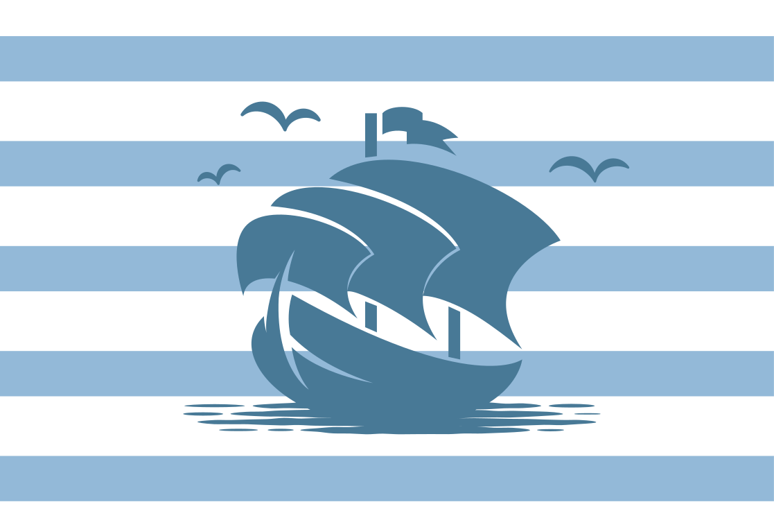 Sailboat Ocean Theme laptop skin - TenStickers