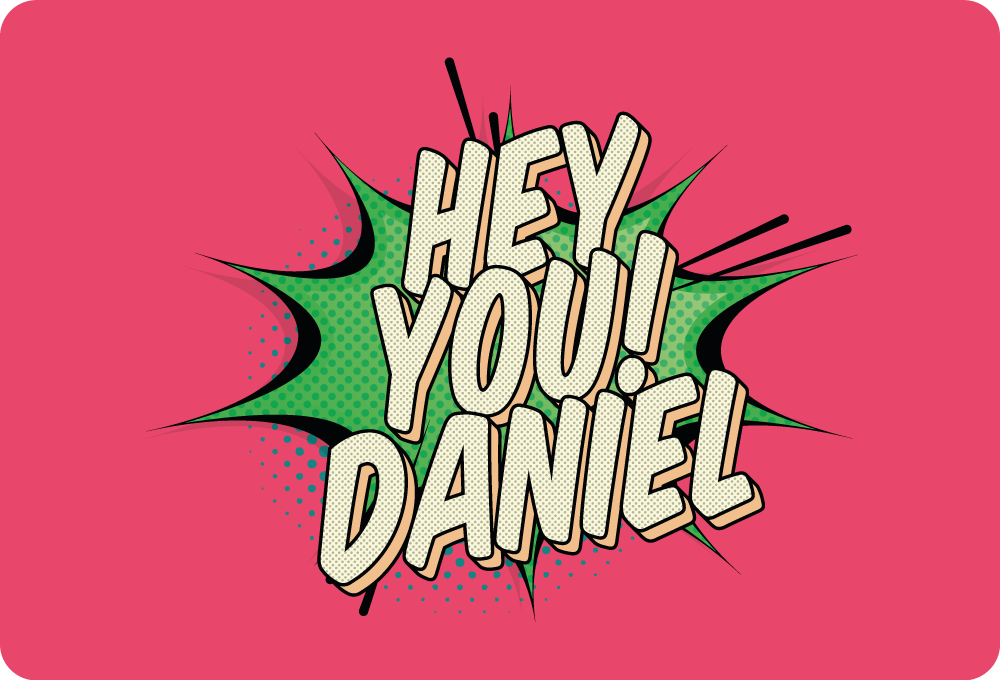 Hey you cool graffiti poster laptop skins - TenStickers