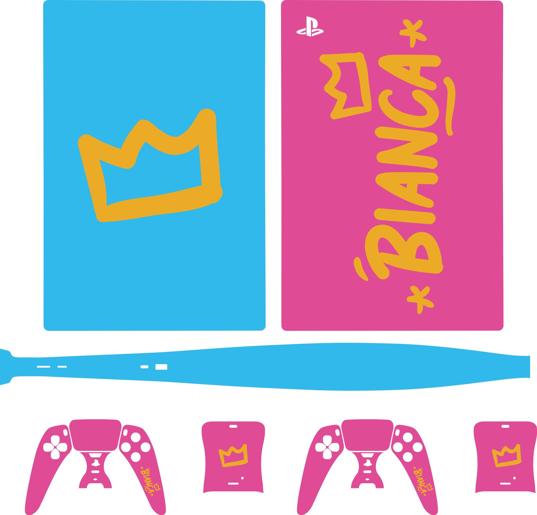 Ps5 skin vibrant controller skin - TenStickers