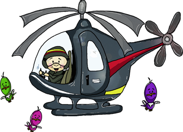 Sticker helicoptere enfant - Sticker A moi Etiquette & Autocollant