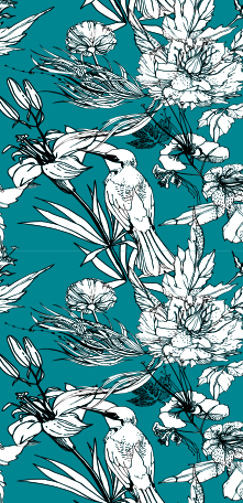 Sticker iphone sticker élégant oiseaux sauvages blancs - TenStickers