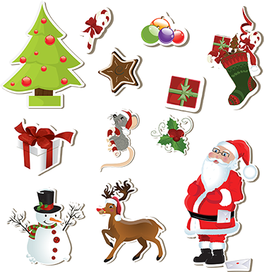 Decorative Stickers Christmas Collection of Decorative Stickers - TenStickers