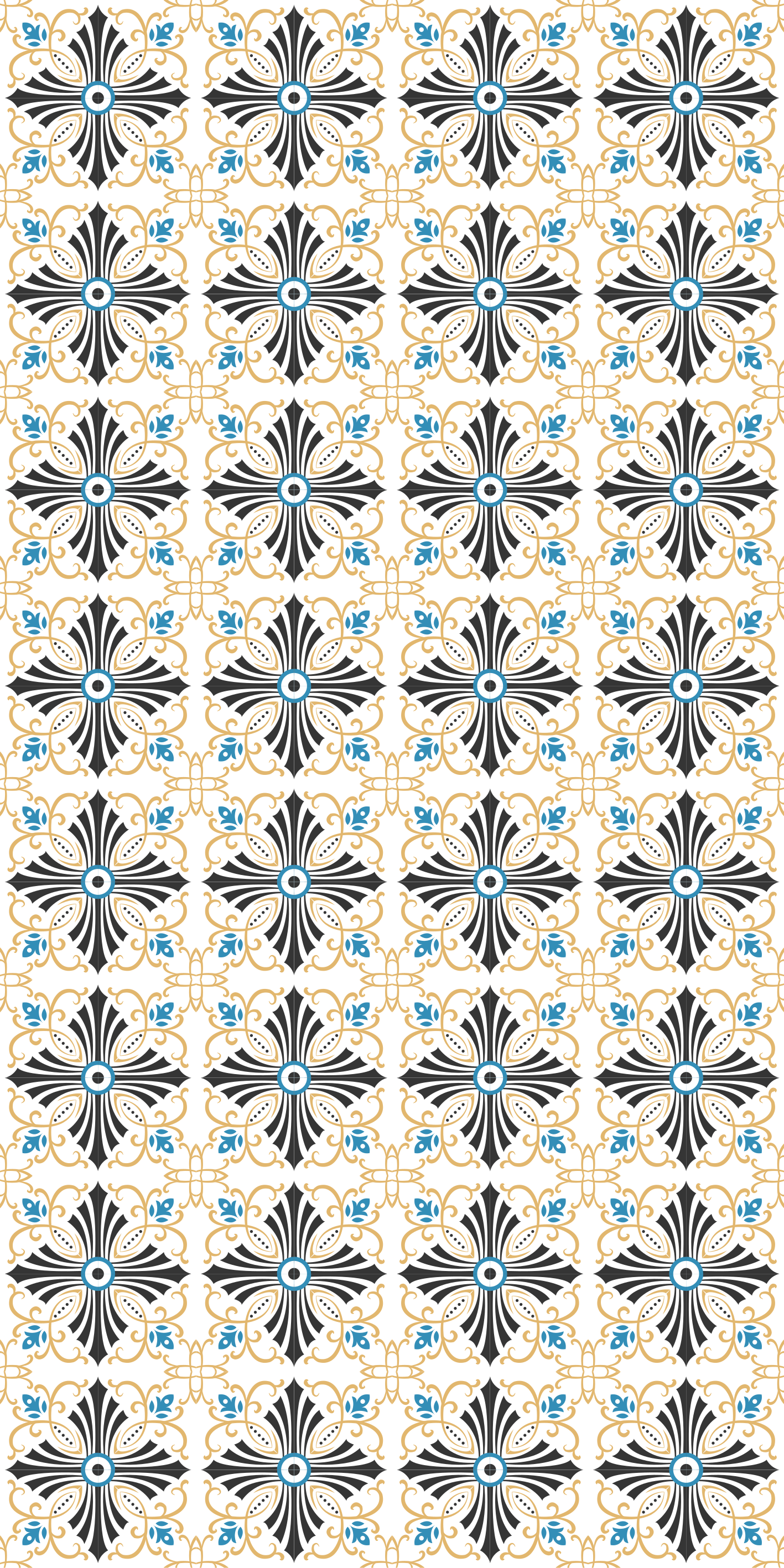 Naklejka na meble Projekt spirali w stylu vintage - TenStickers