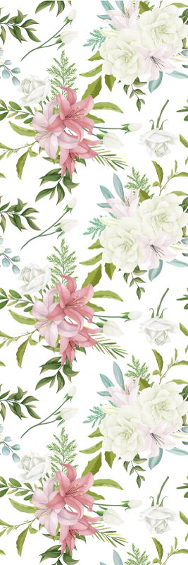 Minimalistic realistic garden door decal - TenStickers