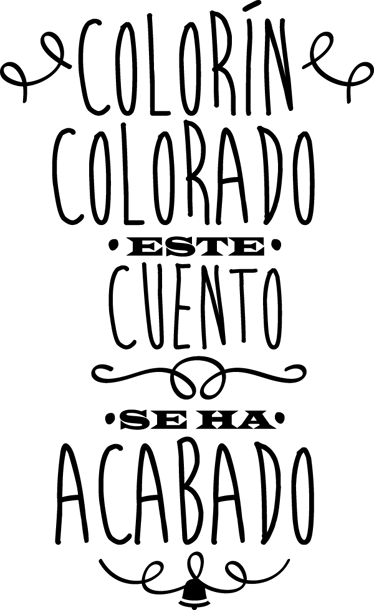 Vinilo infantil colorín colorado - TenVinilo