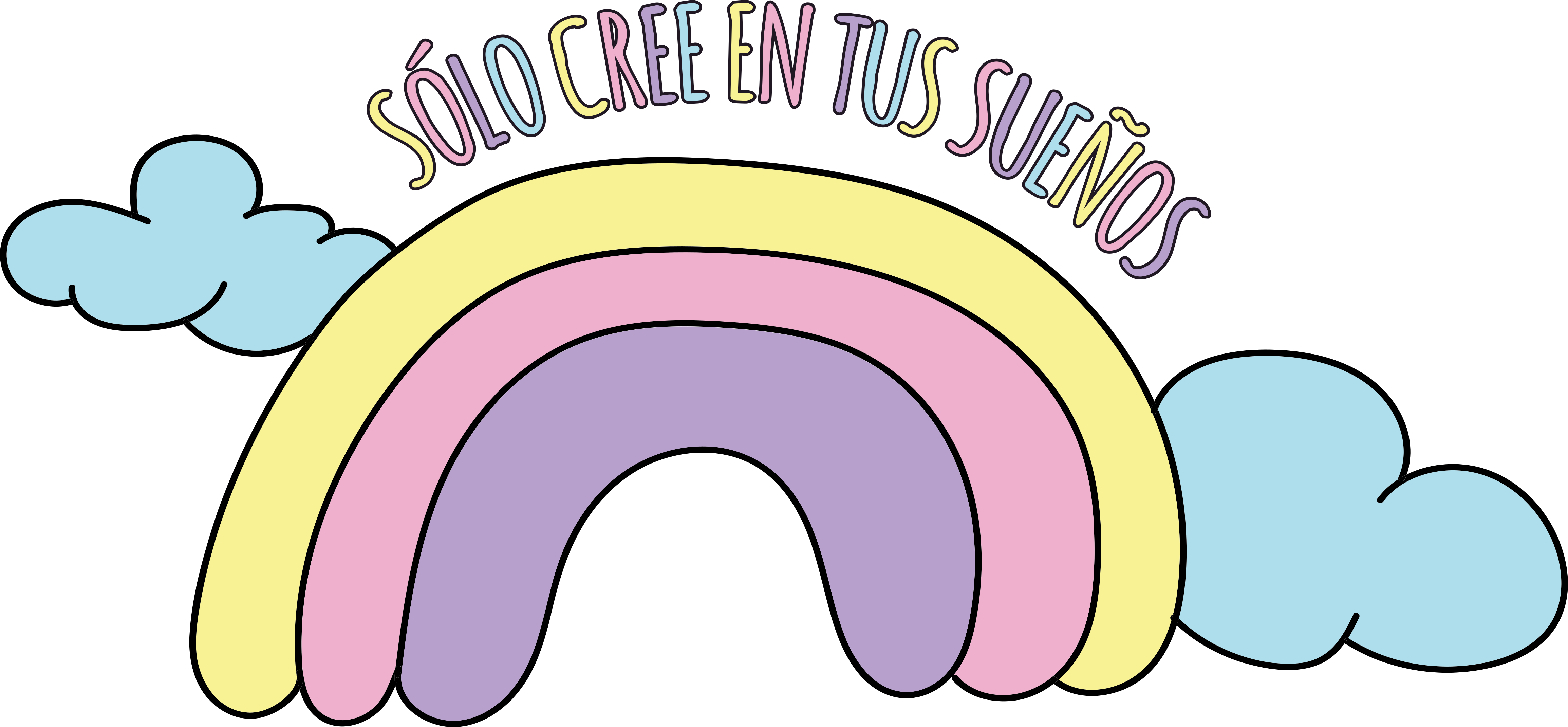 Autocolantes decorativos de outros textos Apenas acredite nos seu - TenStickers