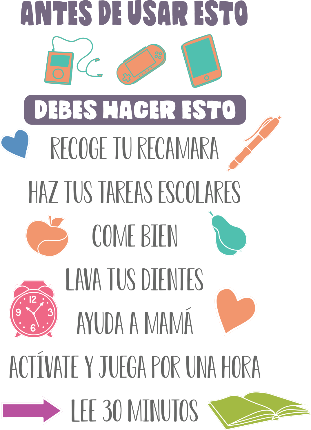 Vinilo ilustración Antes de usar esto tienes que hacer esto - TenVinilo