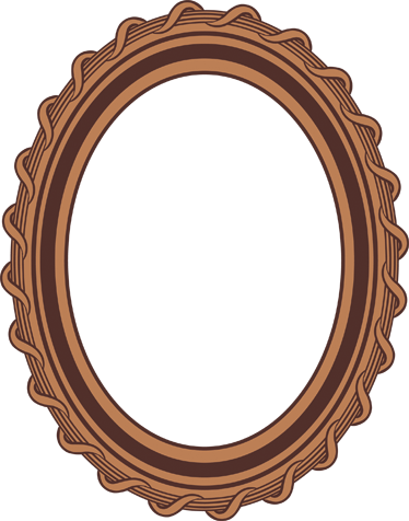 Vinilo espejo marco rectangular - TenVinilo