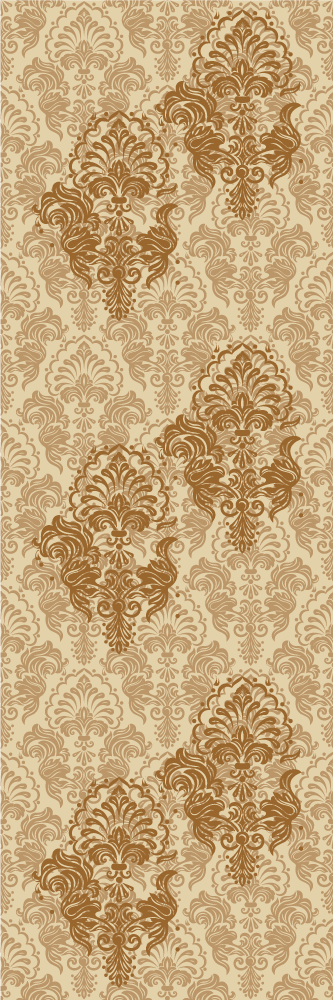 Autocolante para frigorífico Antigo padrão desbotado de cor quent - TenStickers