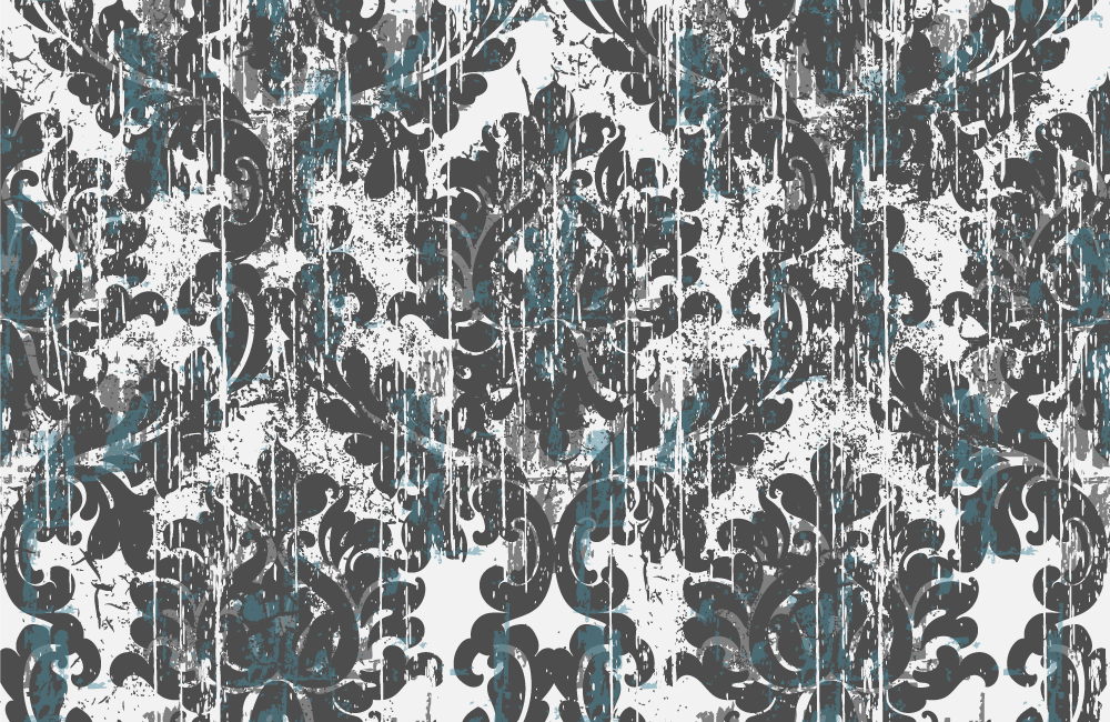 Samolepka prvky šedých tónů vzor nábytku - TenStickers