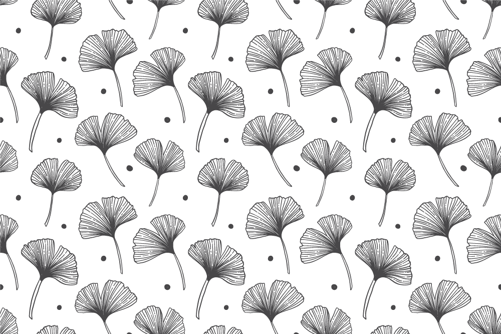 Pegatina para tarjeta de crédito patrón gingko - TenVinilo