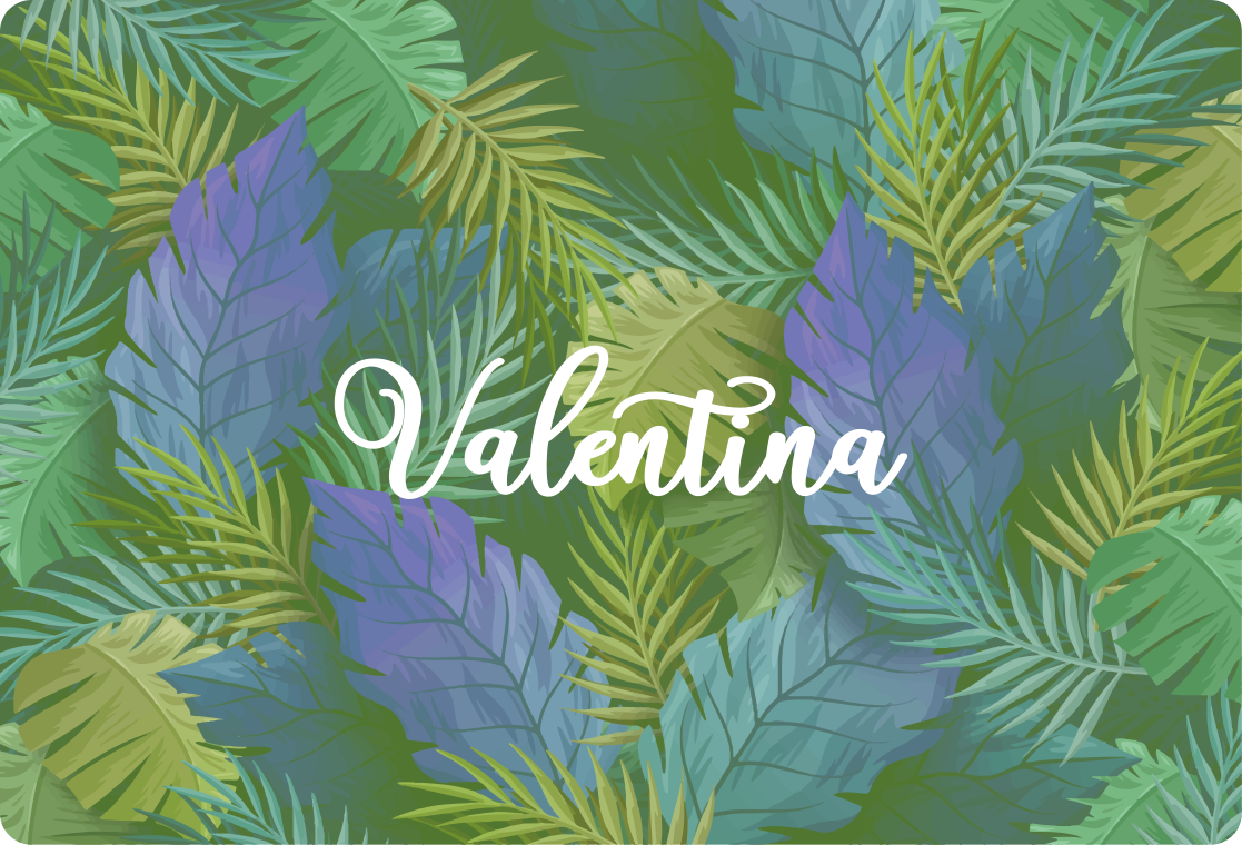 笔记本电脑皮肤 定制叶子图案 - TenStickers