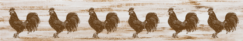 动物贴画 时尚公鸡图案 - TenStickers