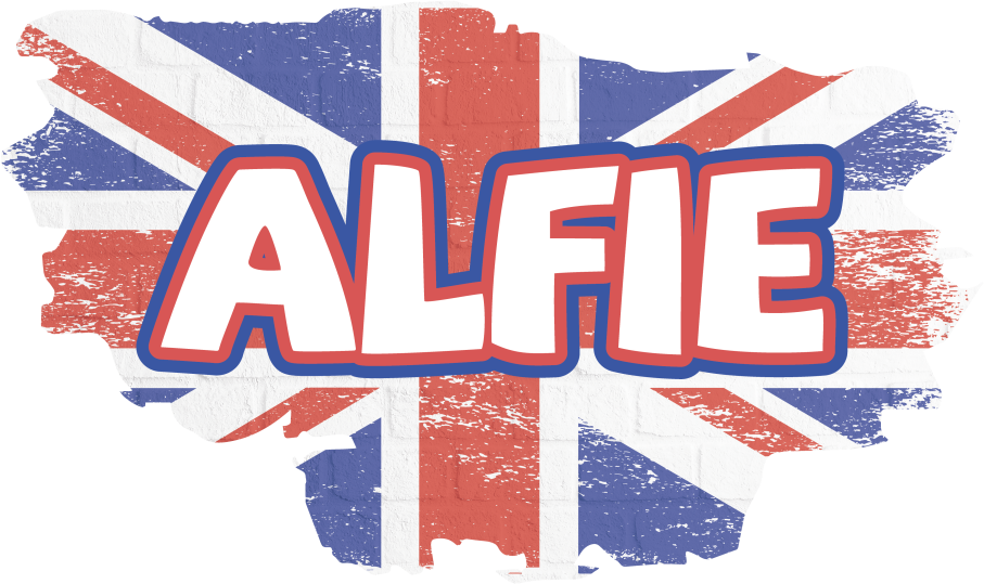 動物 シール ユニオンジャックの背景 - TENSTICKERS