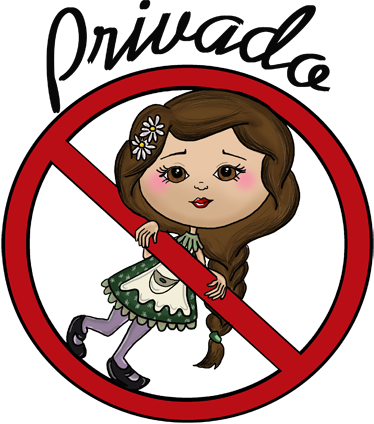 Vinilo infantil niña privado - TenVinilo