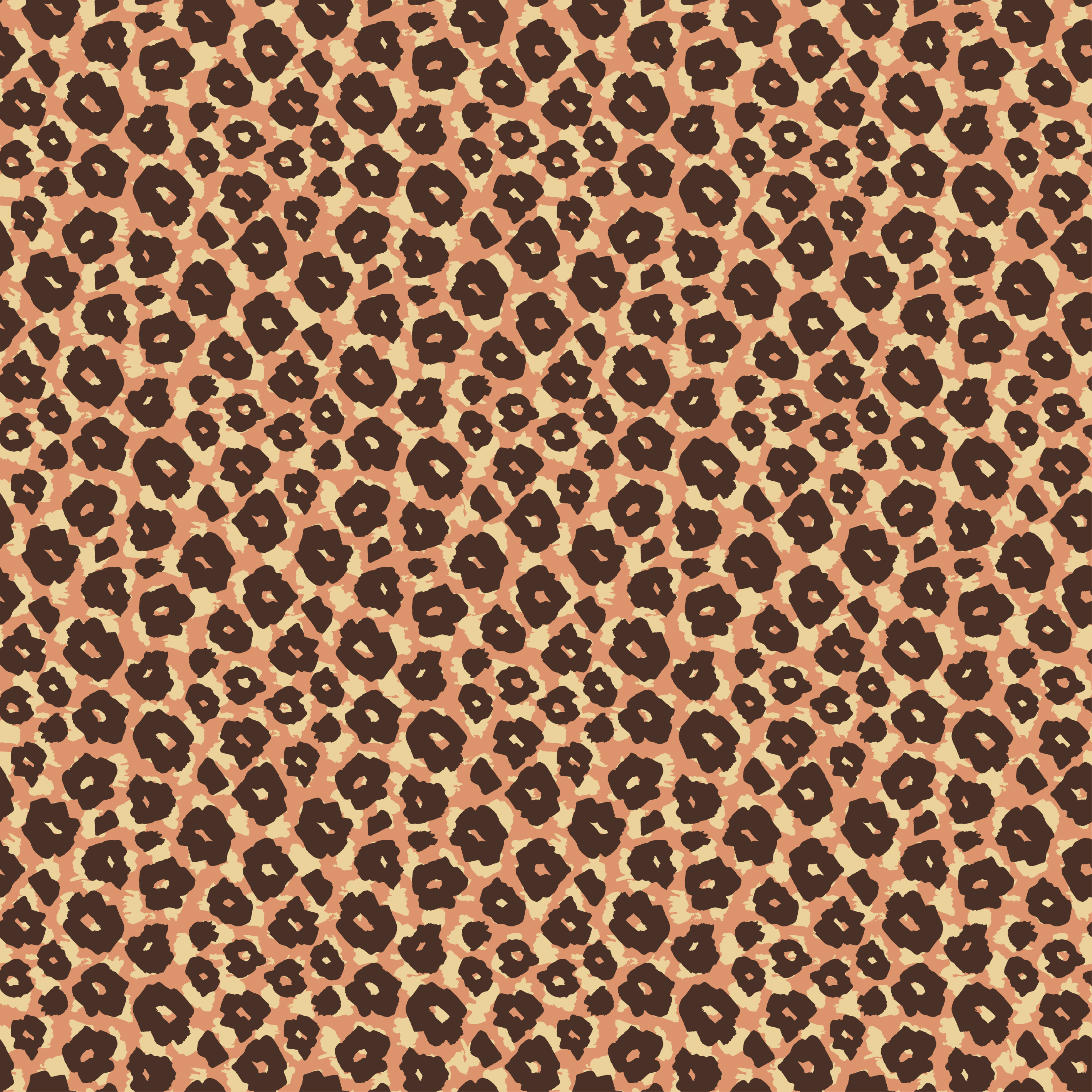 家具贴纸 豹纹图案 - TenStickers