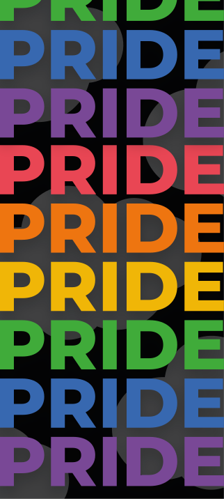 Vibrant pride statement ljubezenska nalepka - TenStickers