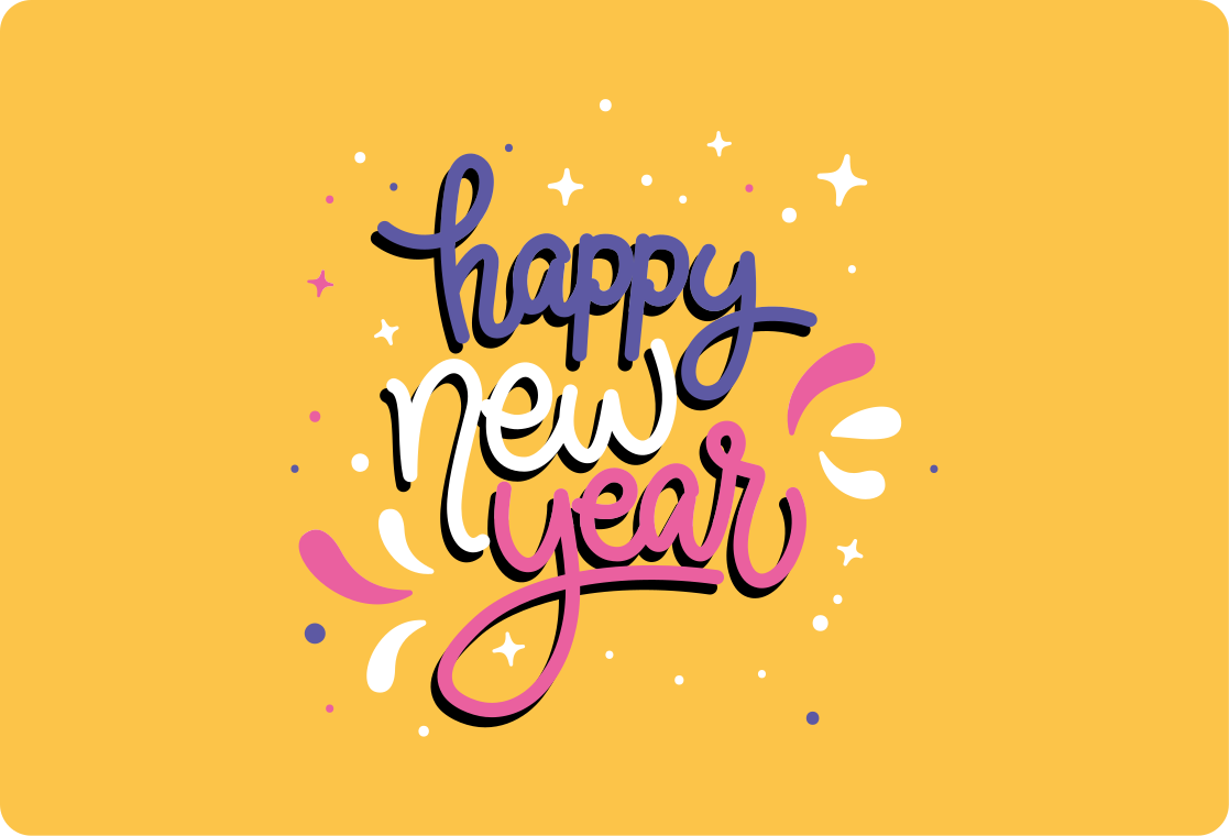 Christmas sticker happy new year sticker - TenStickers