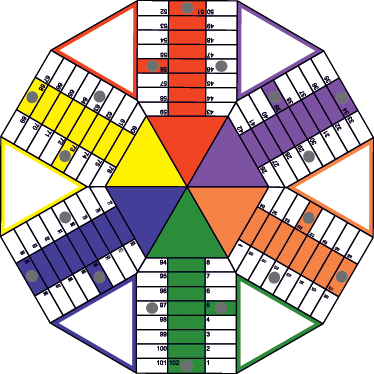 Jogo de tabuleiro para imprimir - Parchís