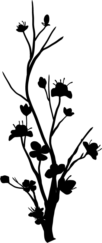 Slim Tree Wall Sticker - TenStickers