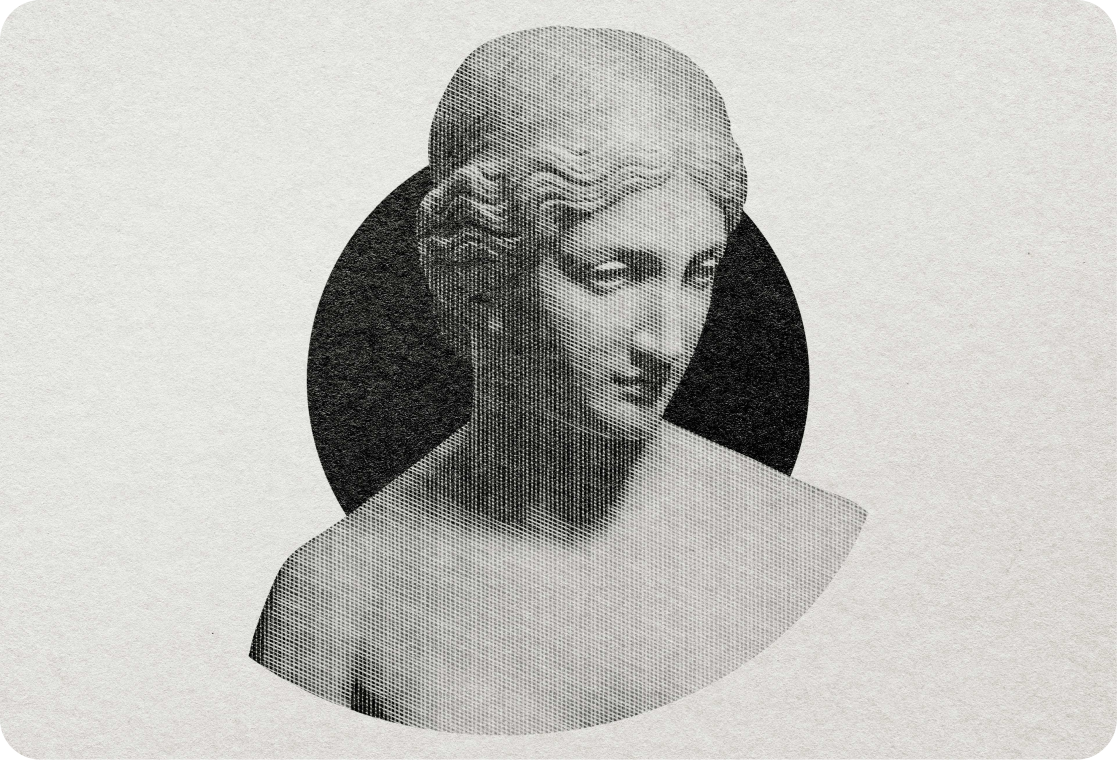 Vintage Sculpture Accent laptop skin - TenStickers