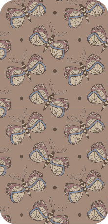 Sticker iPhone Victoria inspiradora de la mariposa de la vendimia - TenVinilo