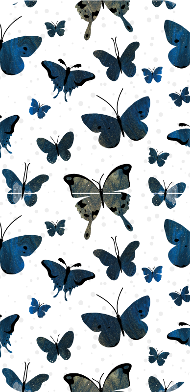 Glitter butterfly wing iPhone sticker - TenStickers