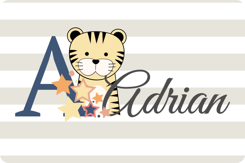 Tiger Kid Artwork laptop skin - TenStickers