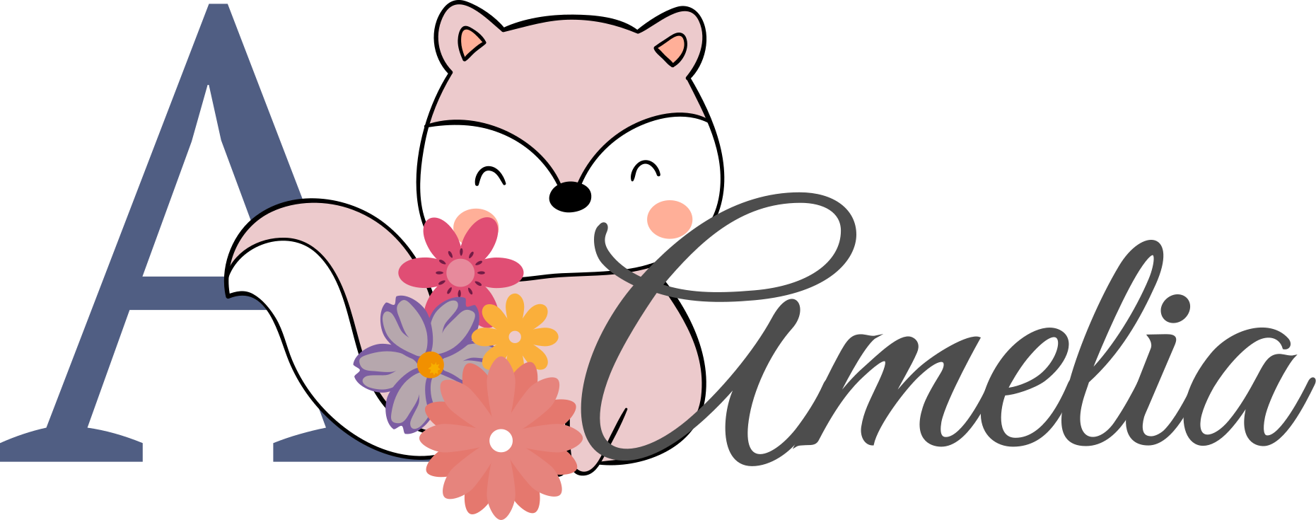 Wandtattoo kinderzimmer niedliches fuchsdesign - TenStickers