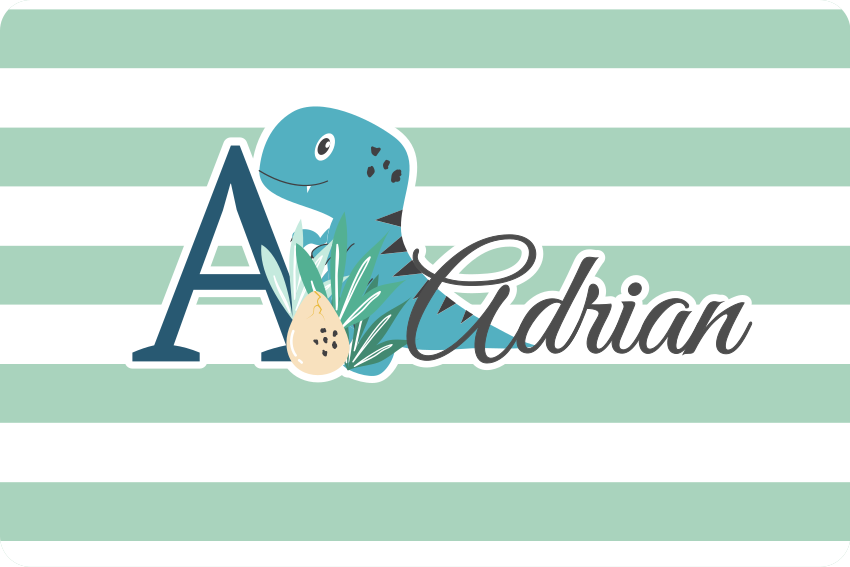 Cute Dinosaur Design laptop skin - TenStickers