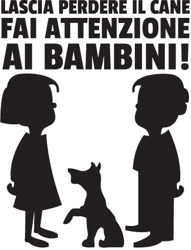 Sticker decorativo attento ai bambini - TenStickers