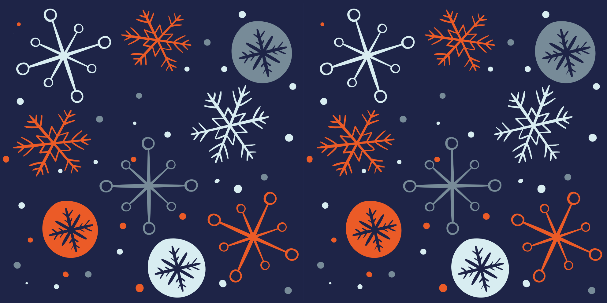 Winter Pattern Design holiday sticker - TenStickers
