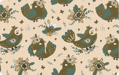 動物 シール 魅力的な鳥の模様 - TENSTICKERS