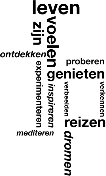 Sticker inspirerende tekst dromen - TenStickers