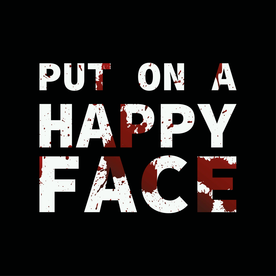 Sätt ett filmklistermärke för ett lyckligt ansikte - Tenstickers