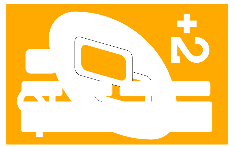 autocolante de cartão uno mais dois em amarelo - TenStickers