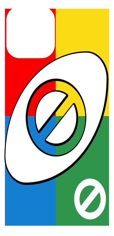 Cartão uno com autocolante iphone de quatro partes - TenStickers