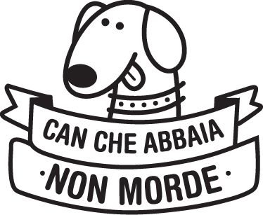 Sticker proverbi can che abbaia - TenStickers