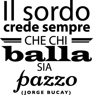 Sticker decorativo testo Jorge Bucay - TenStickers