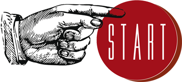 Startknopf Aufkleber bunt - TenStickers