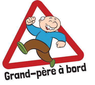 Sticker grand-père à bord - TenStickers