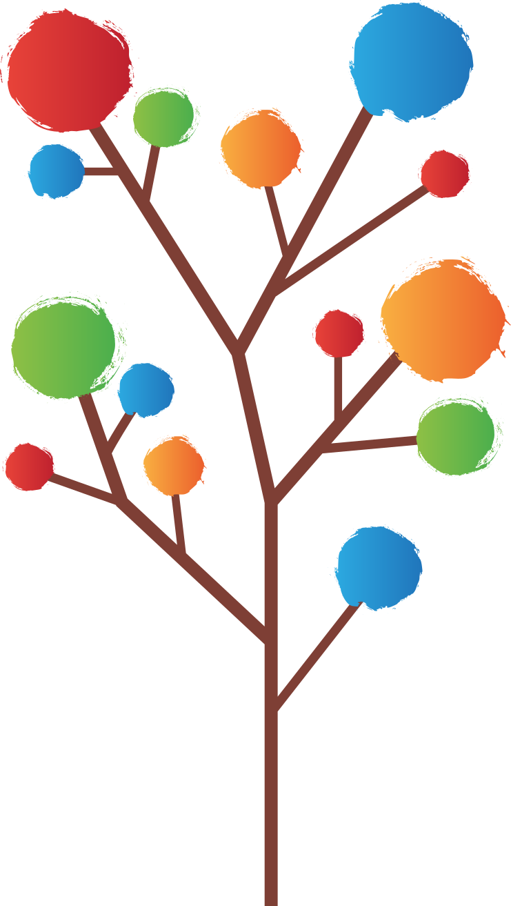 Tree with bubbles Coat Rack coat hanger sticker - TenStickers