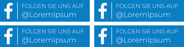 Aufkleber Paket mit eigenen Facebook-Namen - TenStickers