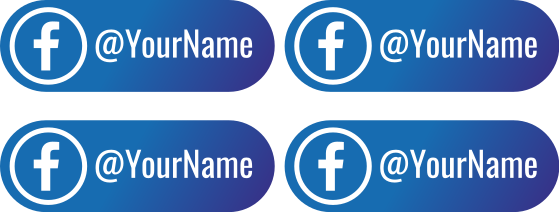 Vinilo personalizable nombre de Facebook - TenVinilo