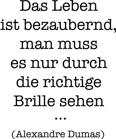 Das Leben ist bezaubernd Aufkleber - TenStickers