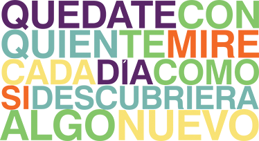 Vinilo decorativo quédate con - TenVinilo