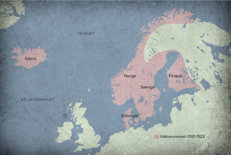 Kort over kalmar union wallstickers citat - TenStickers