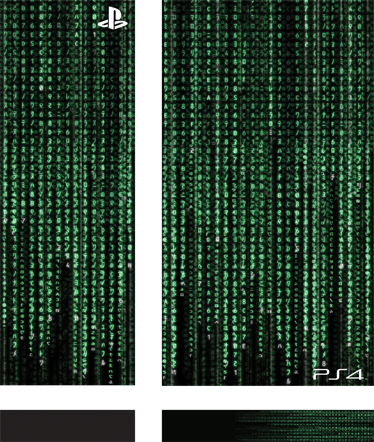 Tenstickers Sticker Playstation 4 Matrix tenstickers kopen in de aanbieding